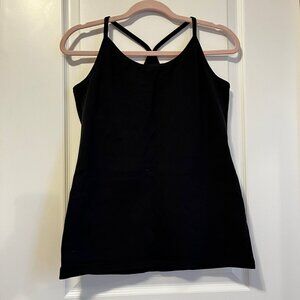 Lululemon Black Y Flow Tank Top